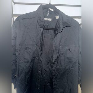 Bruno button sleeve men shirt size Large